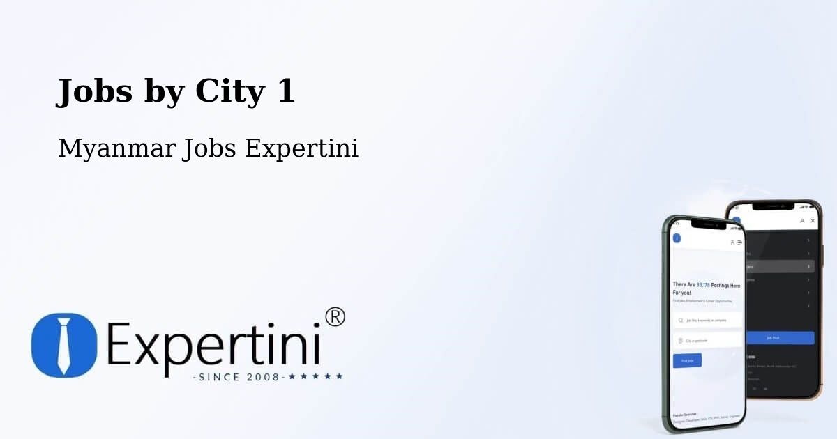 City Jobs in Myanmar - Expertini